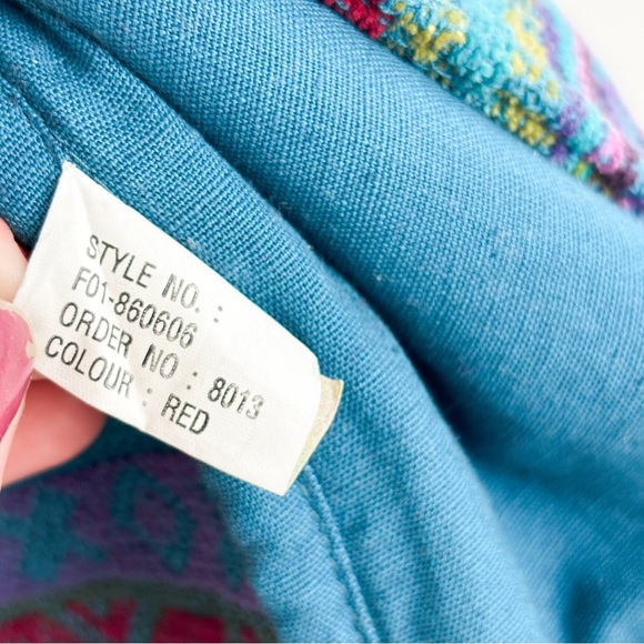 Vintage Cedar Canyon Southwestern Print Woven Vest Sz L - Picture 10 of 10